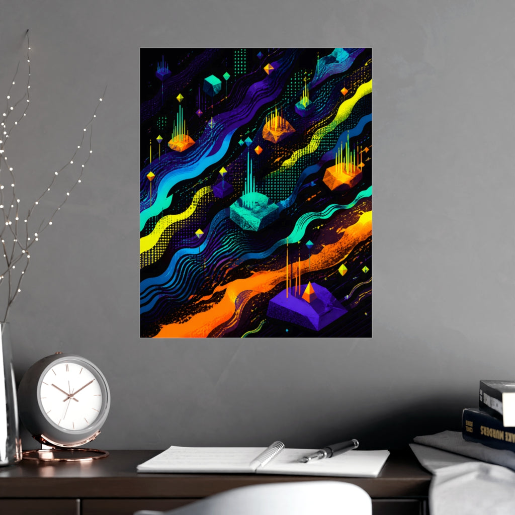 Offset Broadcast Reef KOSVYRE poster product mockup, alternate view