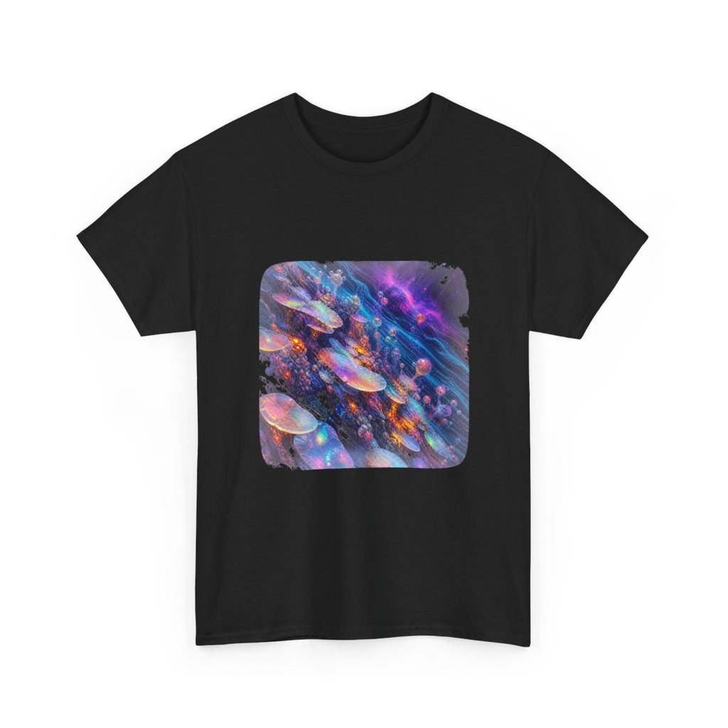 Opal Data Reef KOSVYRE graphic tee product mockup, alternate front view