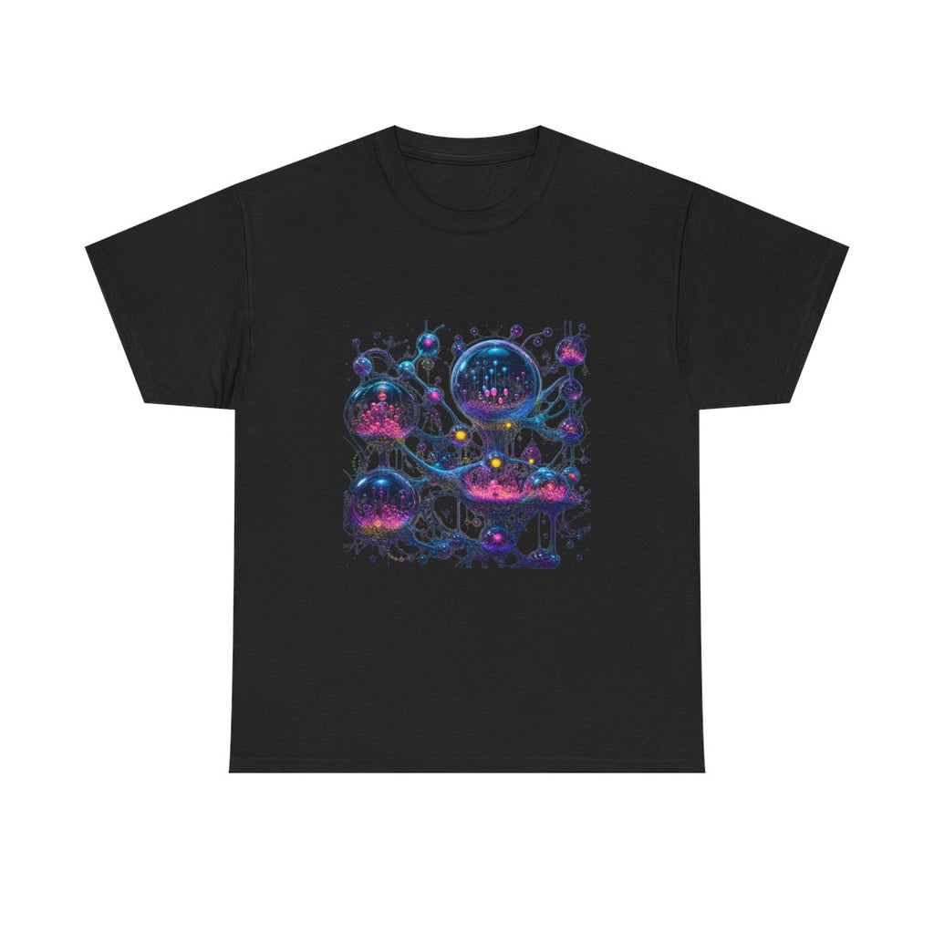 Orbital Glass Orchard KOSVYRE graphic tee product mockup, front view