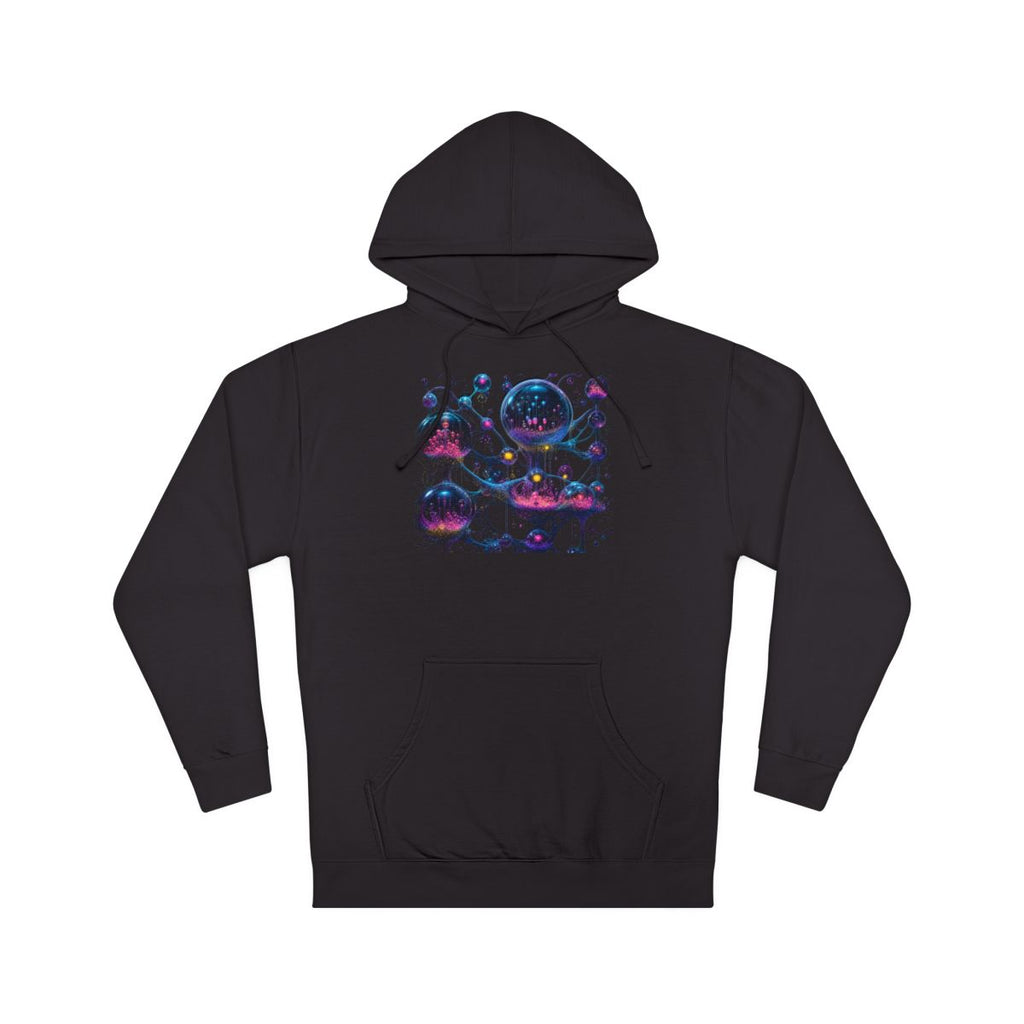 Orbital Glass Orchard KOSVYRE hoodie product mockup, front view
