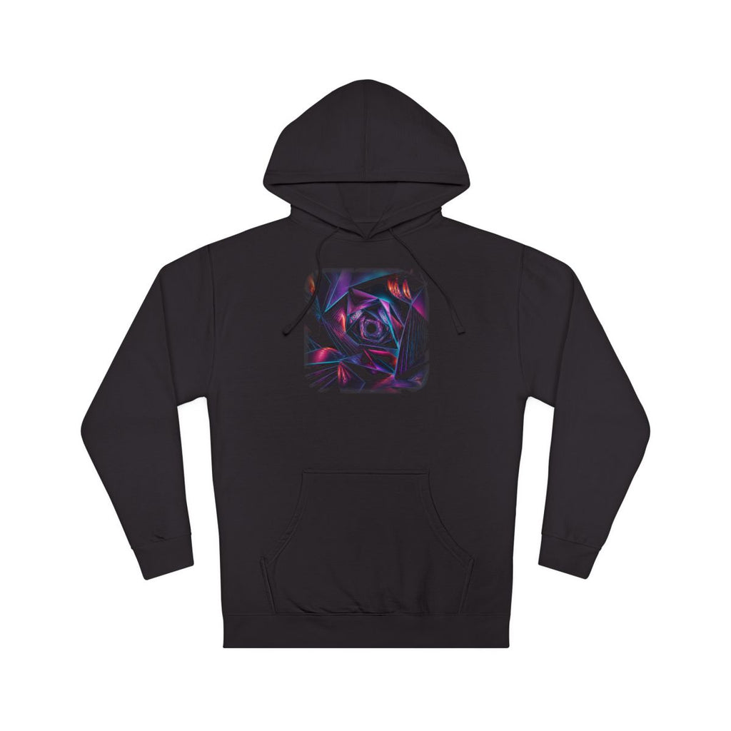 Orbiting Fold Cathedral KOSVYRE hoodie product mockup, front view