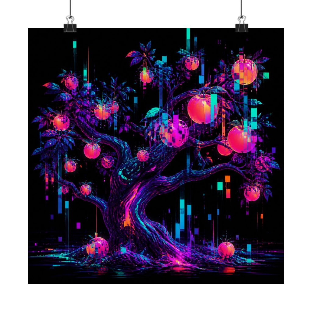 Packet Loss Orchard KOSVYRE art print product mockup, alternate front view