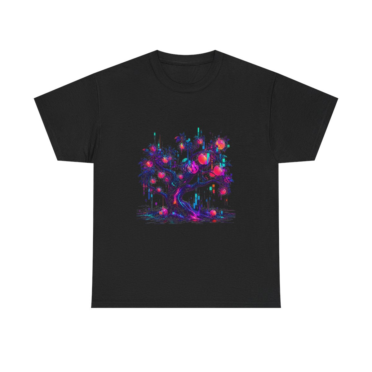Packet Loss Orchard KOSVYRE graphic tee product mockup, front view
