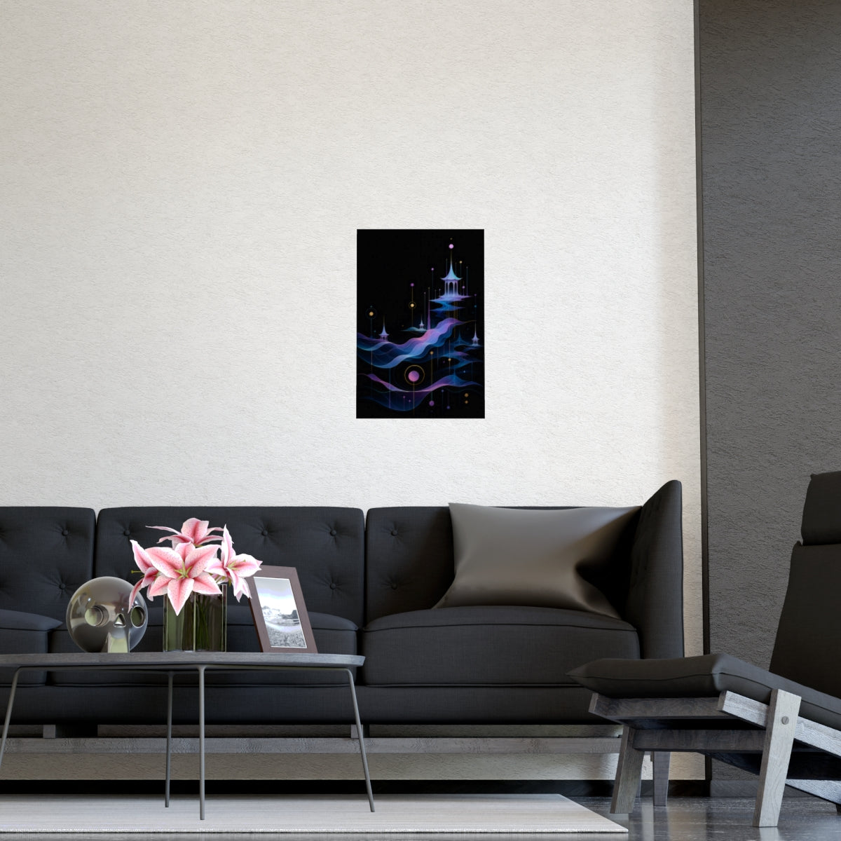 Pale Signal Pavilions KOSVYRE poster product mockup, detail view