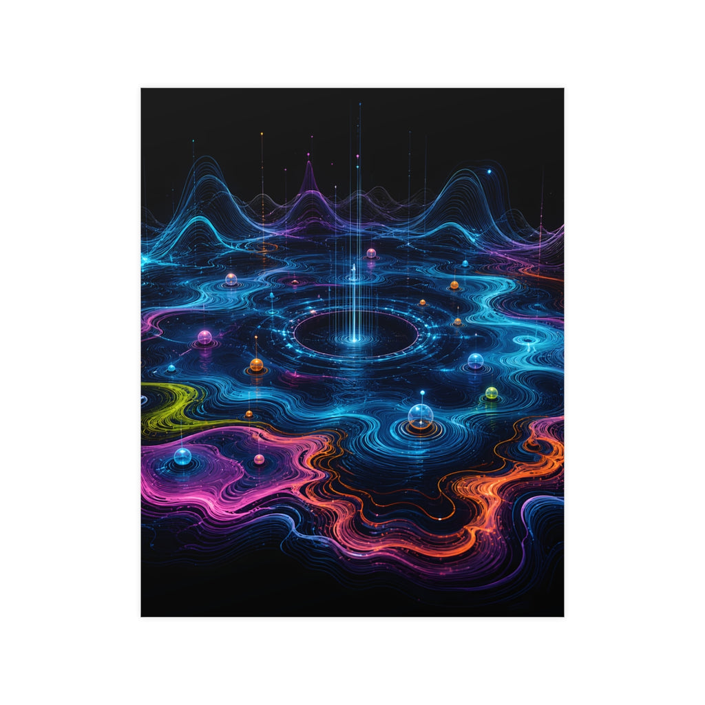 Pale Signal Reservoir KOSVYRE poster product mockup, front view