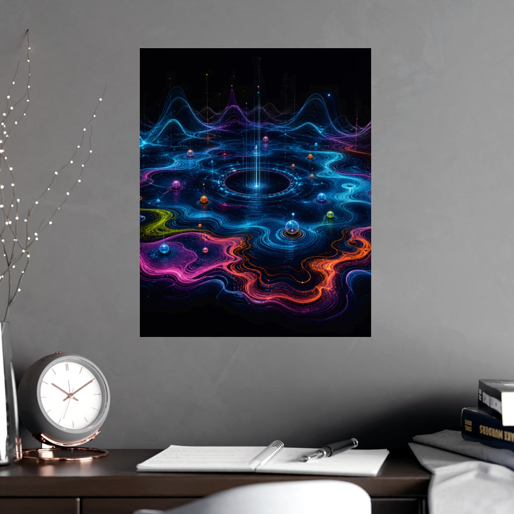 Pale Signal Reservoir KOSVYRE poster product mockup, alternate view