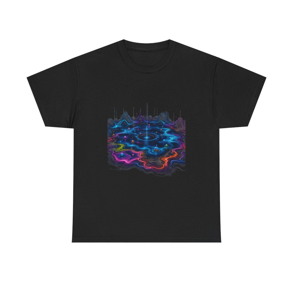 Pale Signal Reservoir KOSVYRE graphic tee product mockup, front view