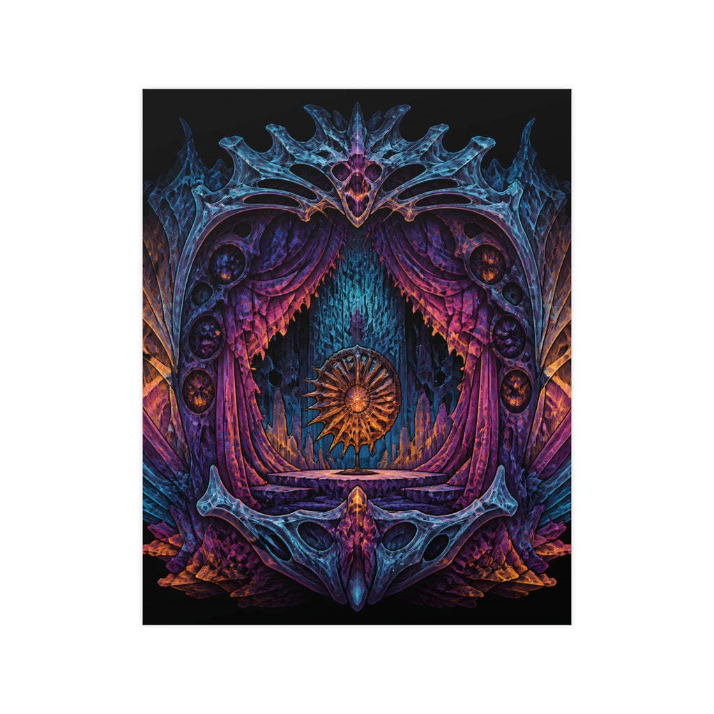 Parallax Fossil Theater KOSVYRE poster product mockup, front view