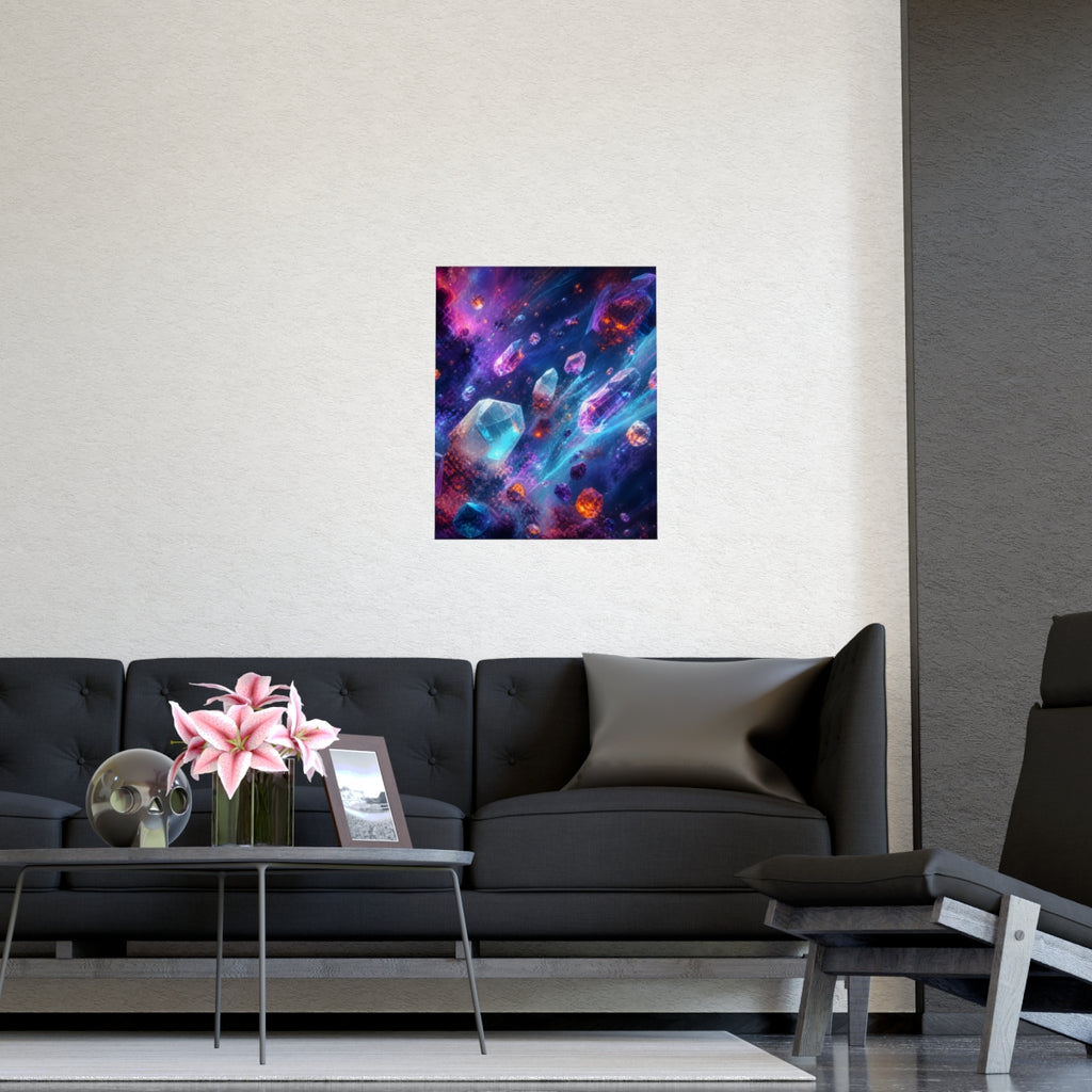 Peroxide Nebula Herd KOSVYRE poster product mockup, detail view
