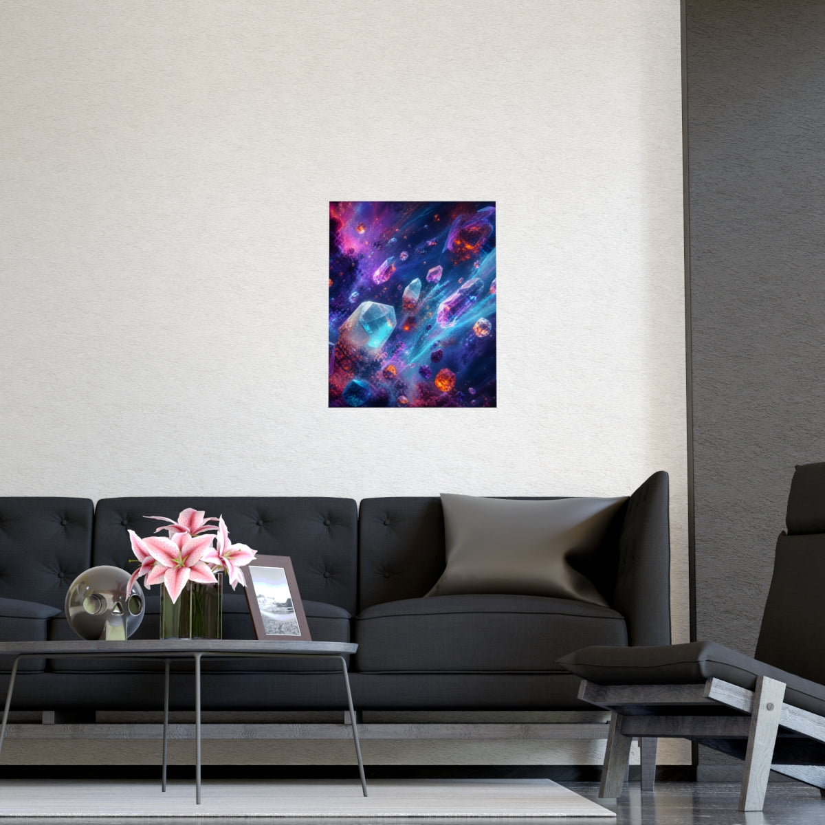 Peroxide Nebula Herd KOSVYRE poster product mockup, detail view