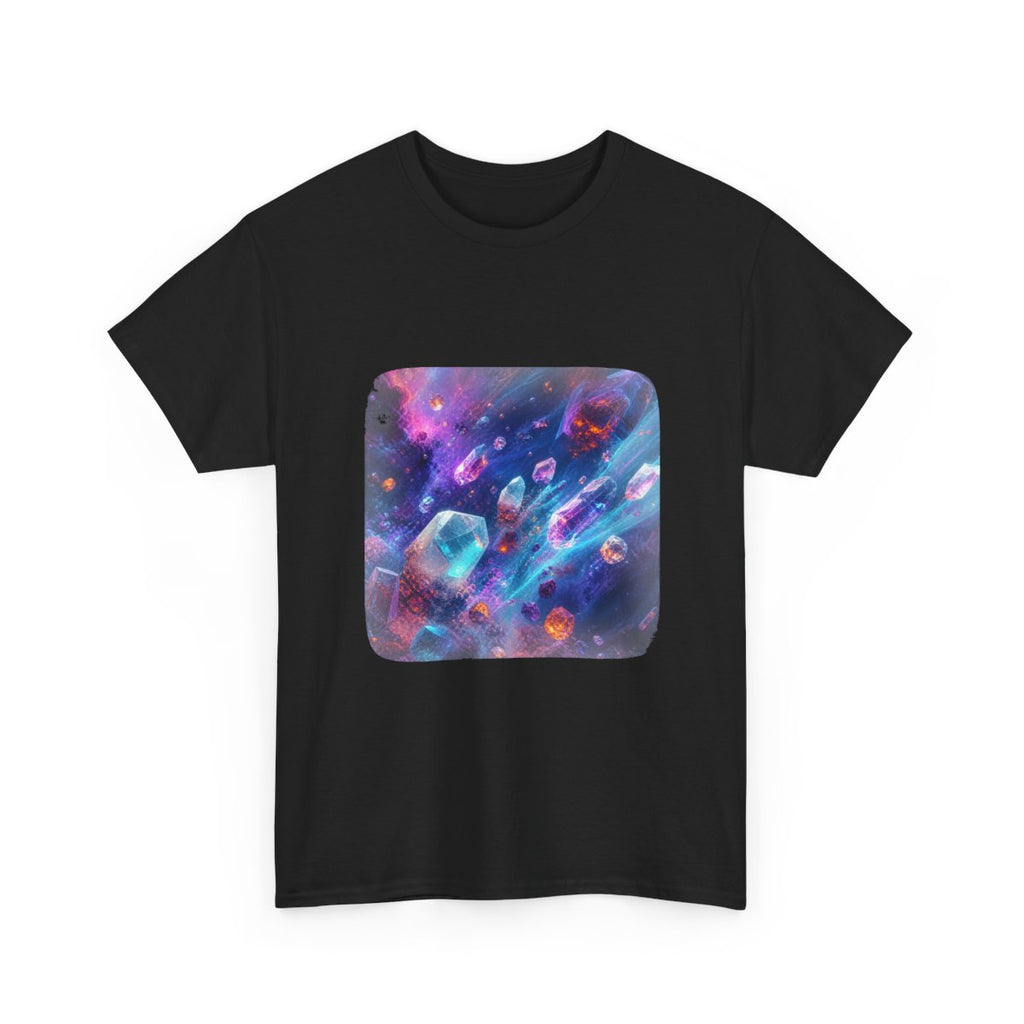 Peroxide Nebula Herd KOSVYRE graphic tee product mockup, alternate front view