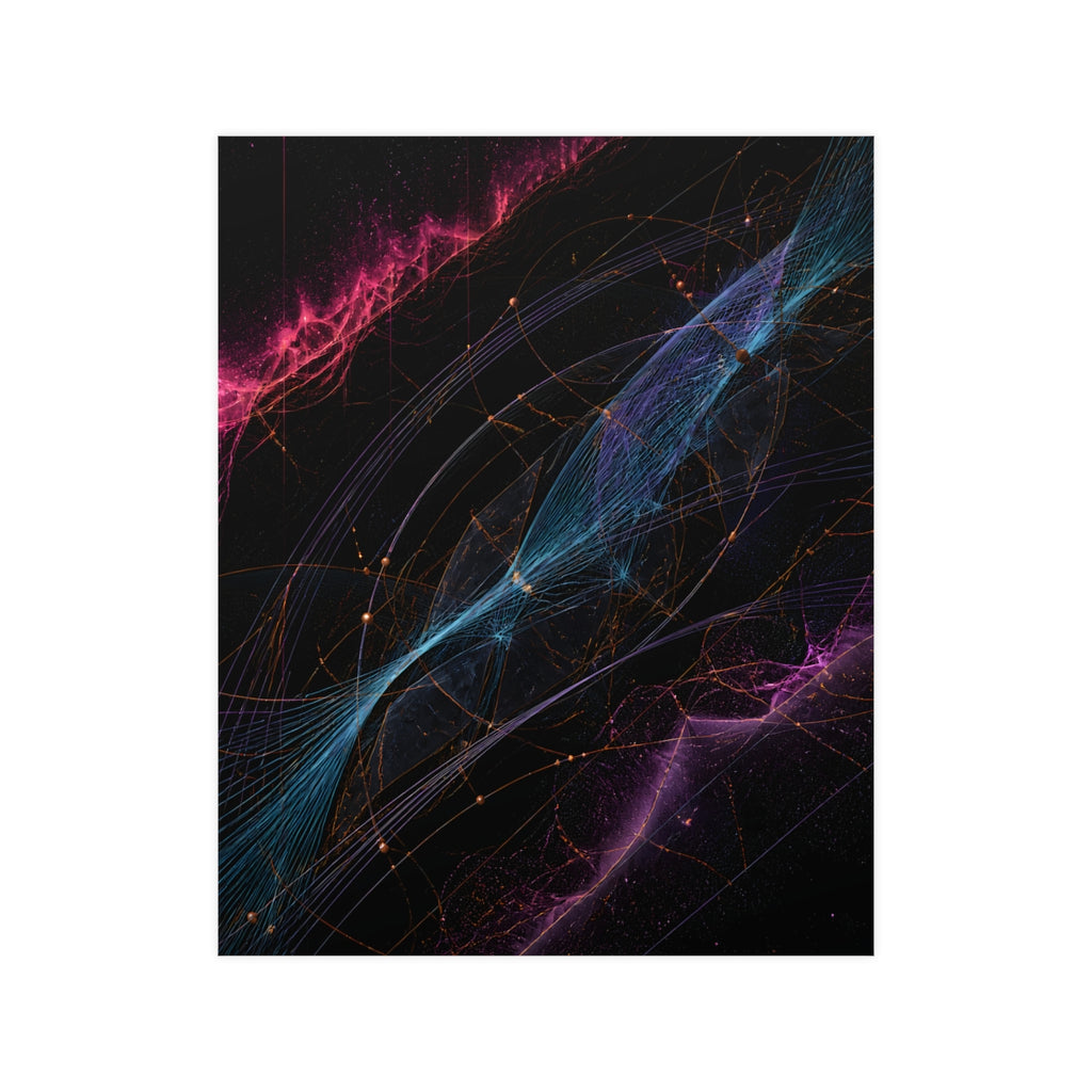 Polar Thread Observatory KOSVYRE poster product mockup, front view