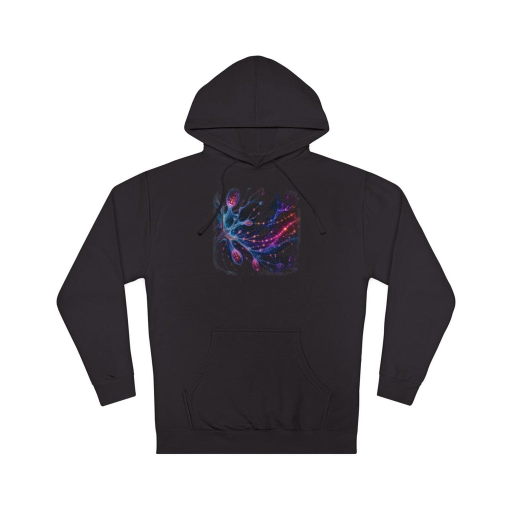 Pollen Signal Relay KOSVYRE hoodie product mockup, front view