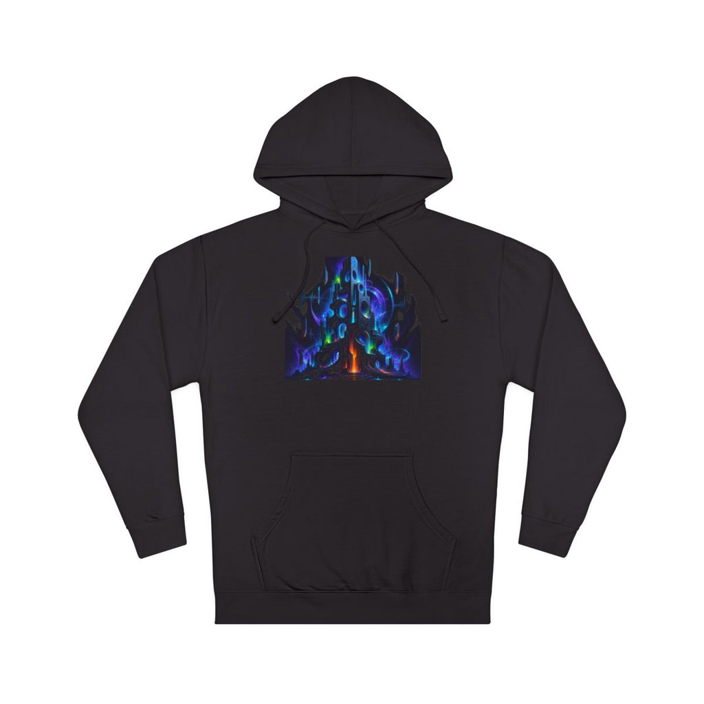 Polyphonic Monolith KOSVYRE hoodie product mockup, front view