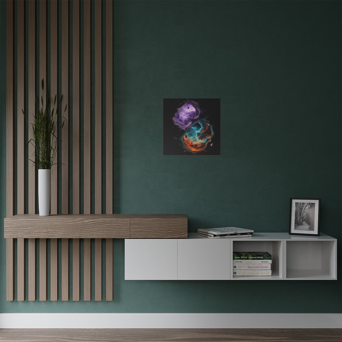 Portal Weather Study KOSVYRE art print product mockup, alternate view