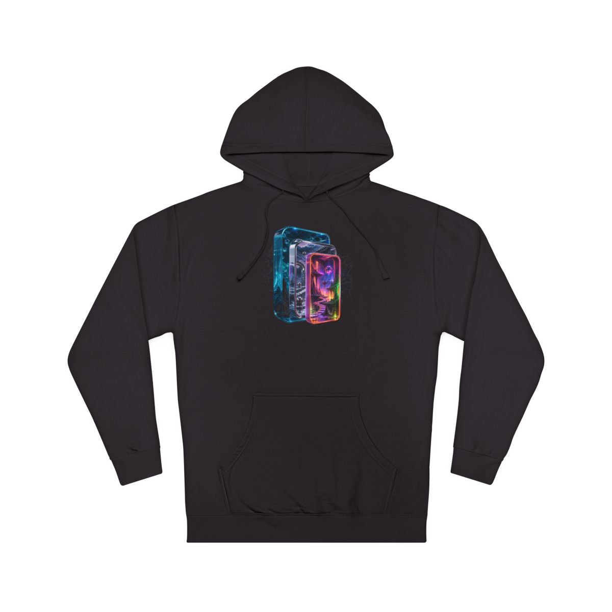 Portal Within Portal KOSVYRE hoodie product mockup, front view