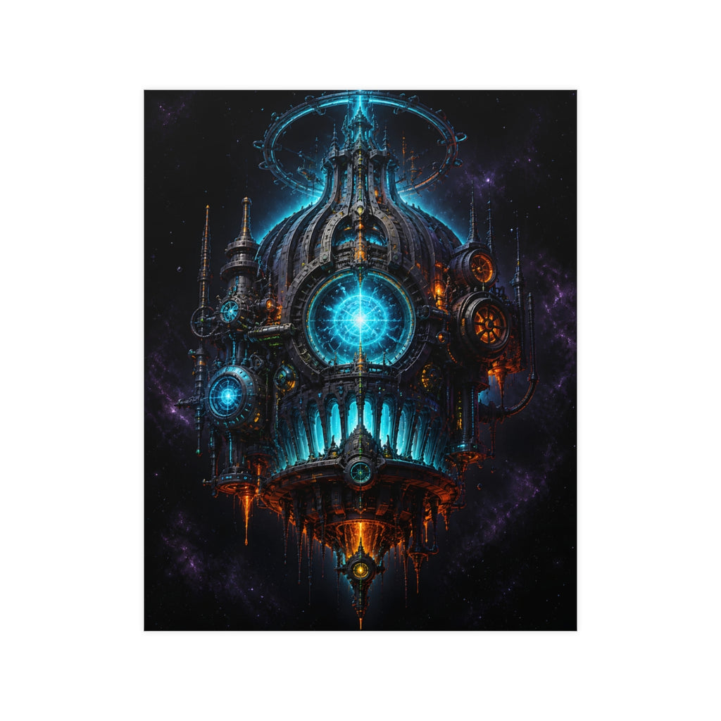 Pressure Cathedral KOSVYRE poster product mockup, front view