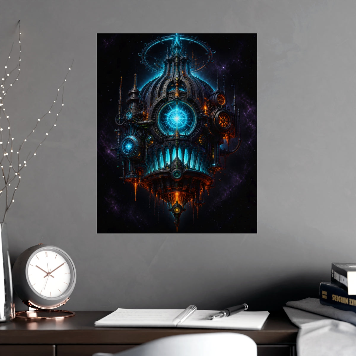 Pressure Cathedral KOSVYRE poster product mockup, alternate view