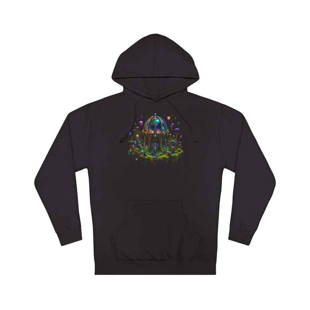 Prism Moss Observatory KOSVYRE hoodie product mockup, front view