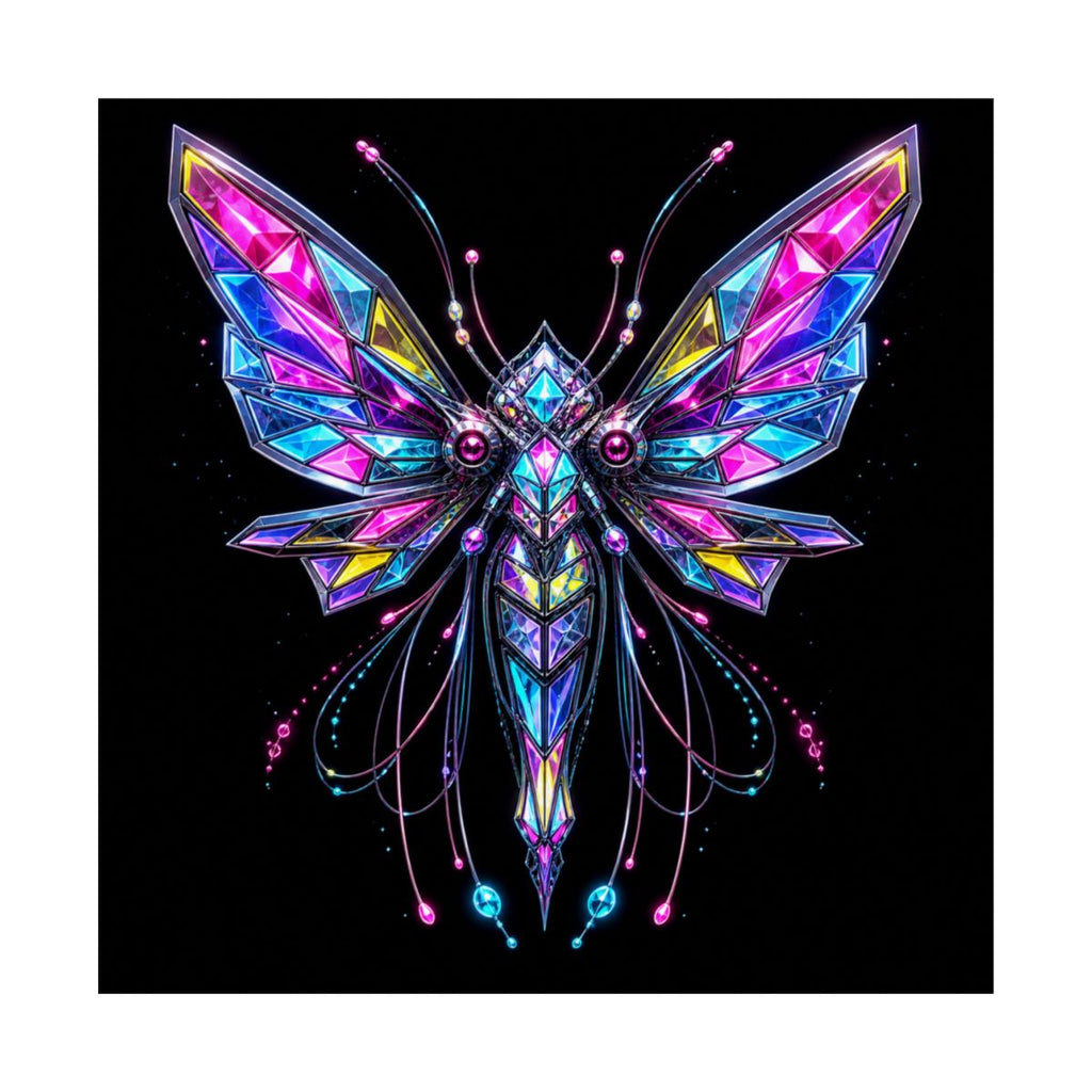 Prism Moth Relay KOSVYRE art print product mockup, front view