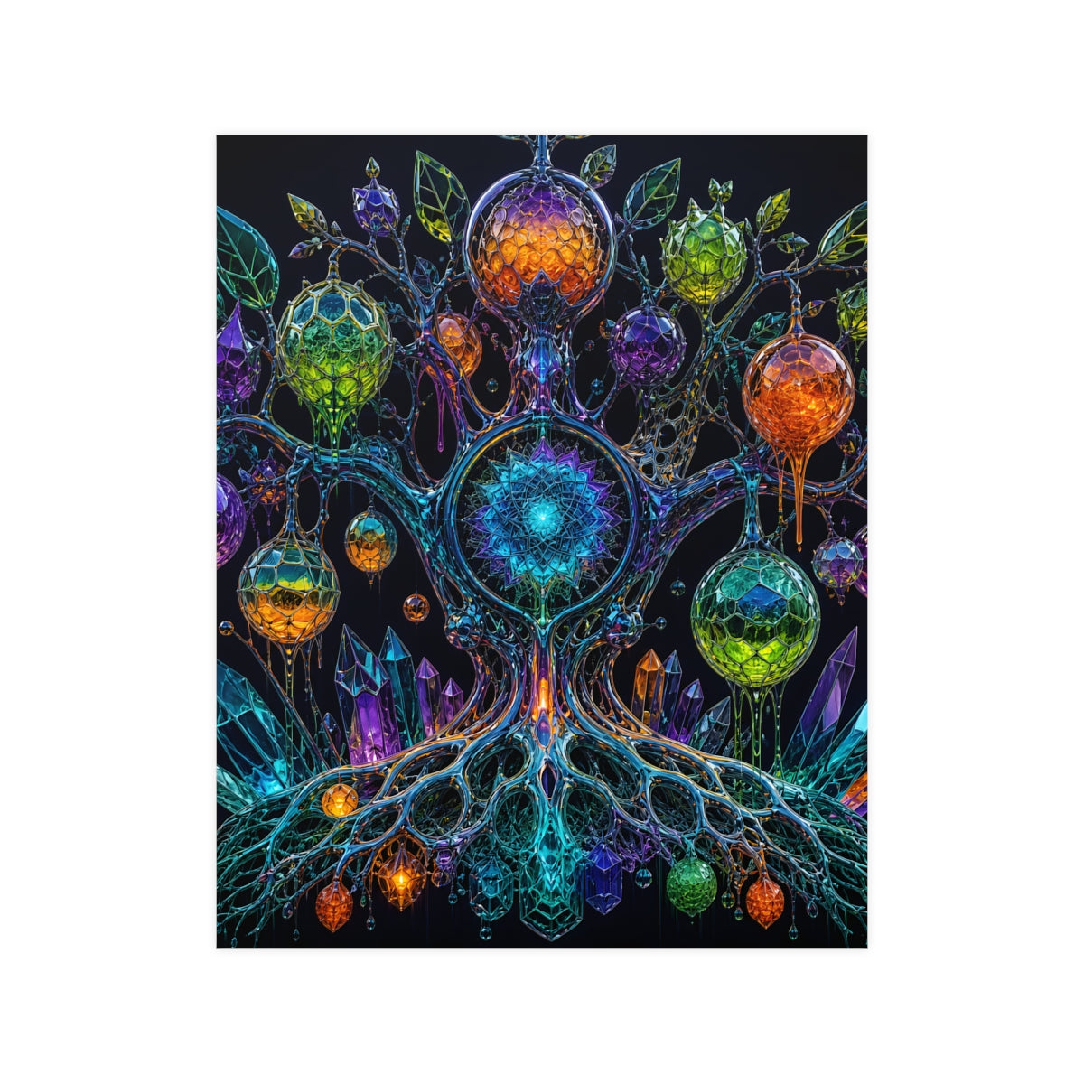 Prism Orchard KOSVYRE poster product mockup, front view