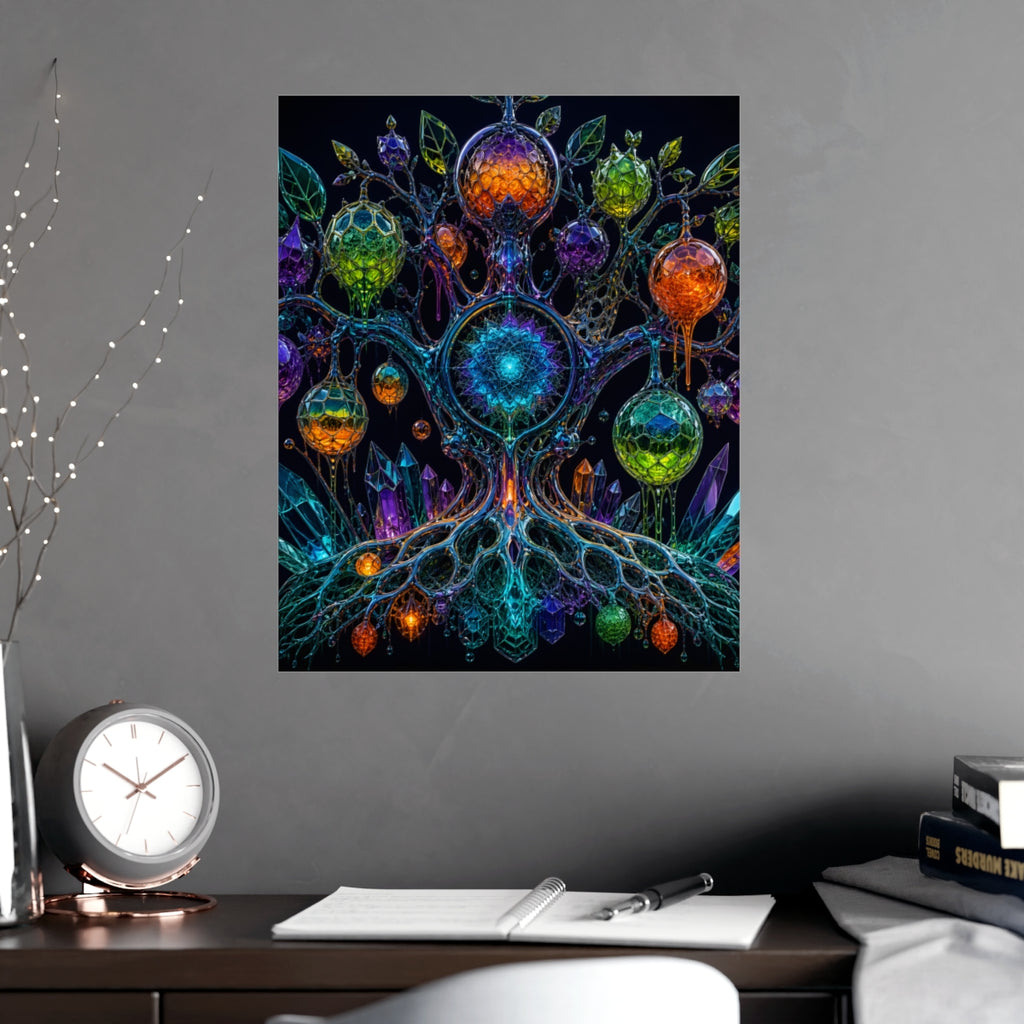 Prism Orchard KOSVYRE poster product mockup, alternate view