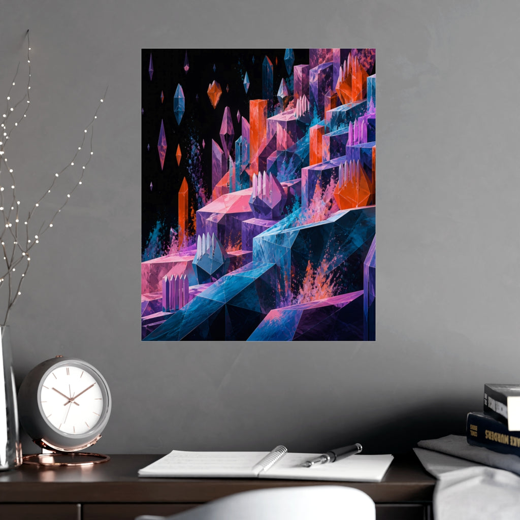Prism Quarry Choir KOSVYRE poster product mockup, alternate view