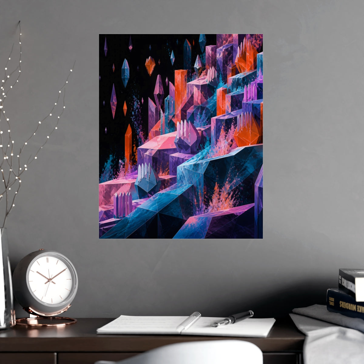 Prism Quarry Choir KOSVYRE poster product mockup, alternate view