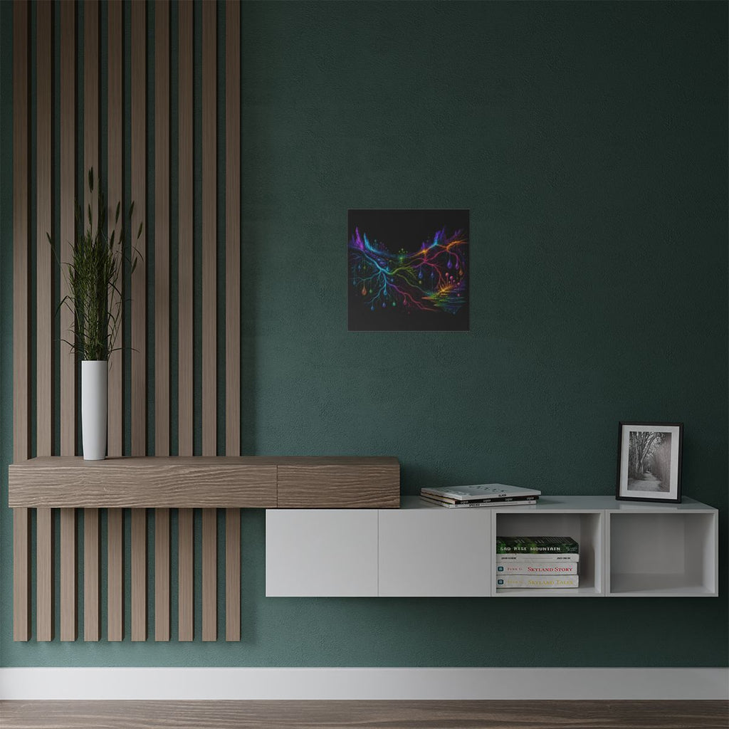 Prismatic Root Circuit KOSVYRE art print product mockup, alternate view