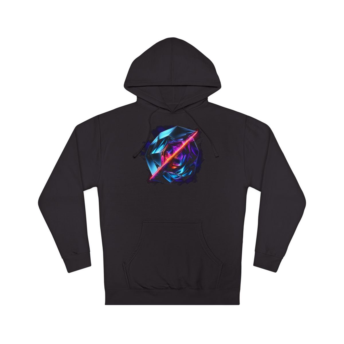 Prismatic Scar KOSVYRE hoodie product mockup, front view