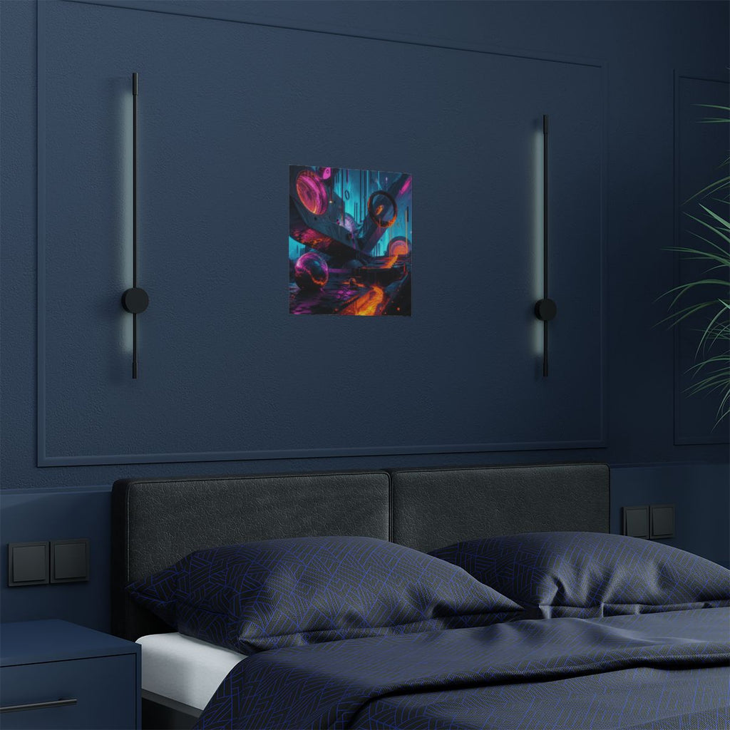 Pulse Foundry KOSVYRE art print product mockup, detail view