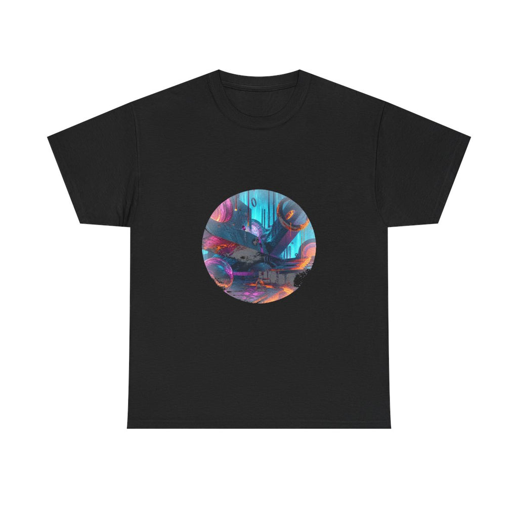Pulse Foundry KOSVYRE graphic tee product mockup, front view