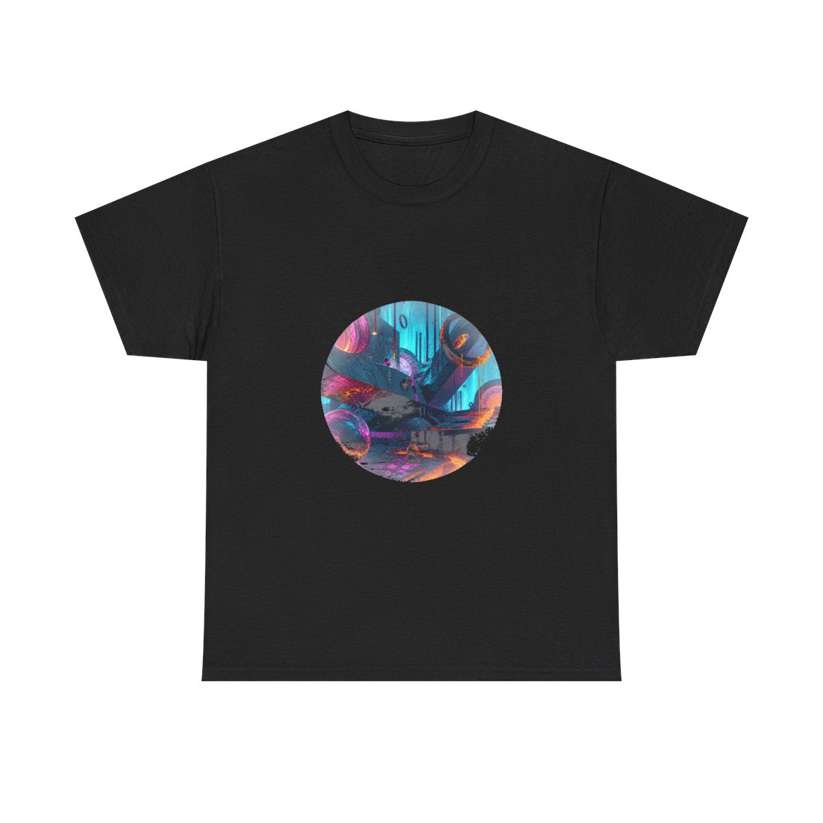 Pulse Foundry KOSVYRE graphic tee product mockup, front view