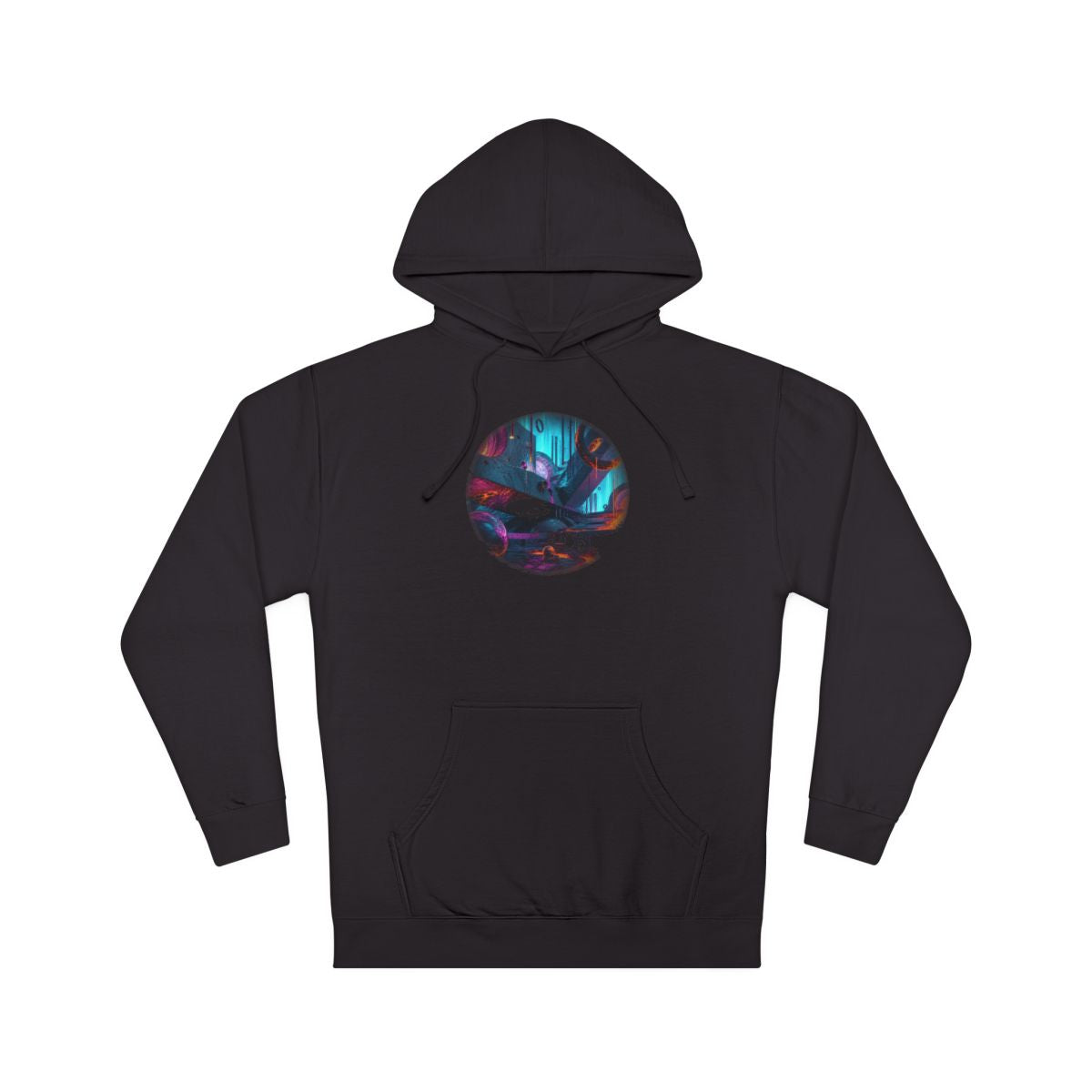 Pulse Foundry KOSVYRE hoodie product mockup, front view