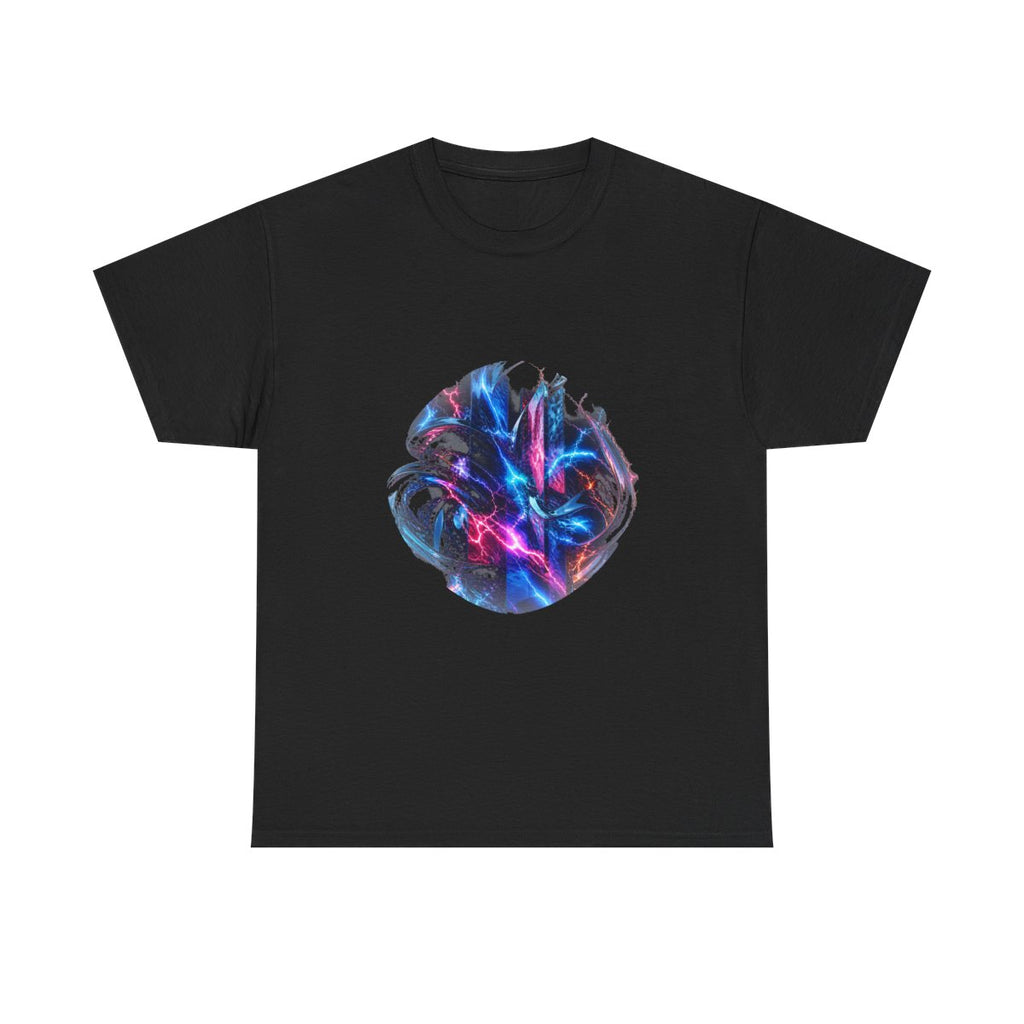 Quiet Voltage KOSVYRE graphic tee product mockup, front view