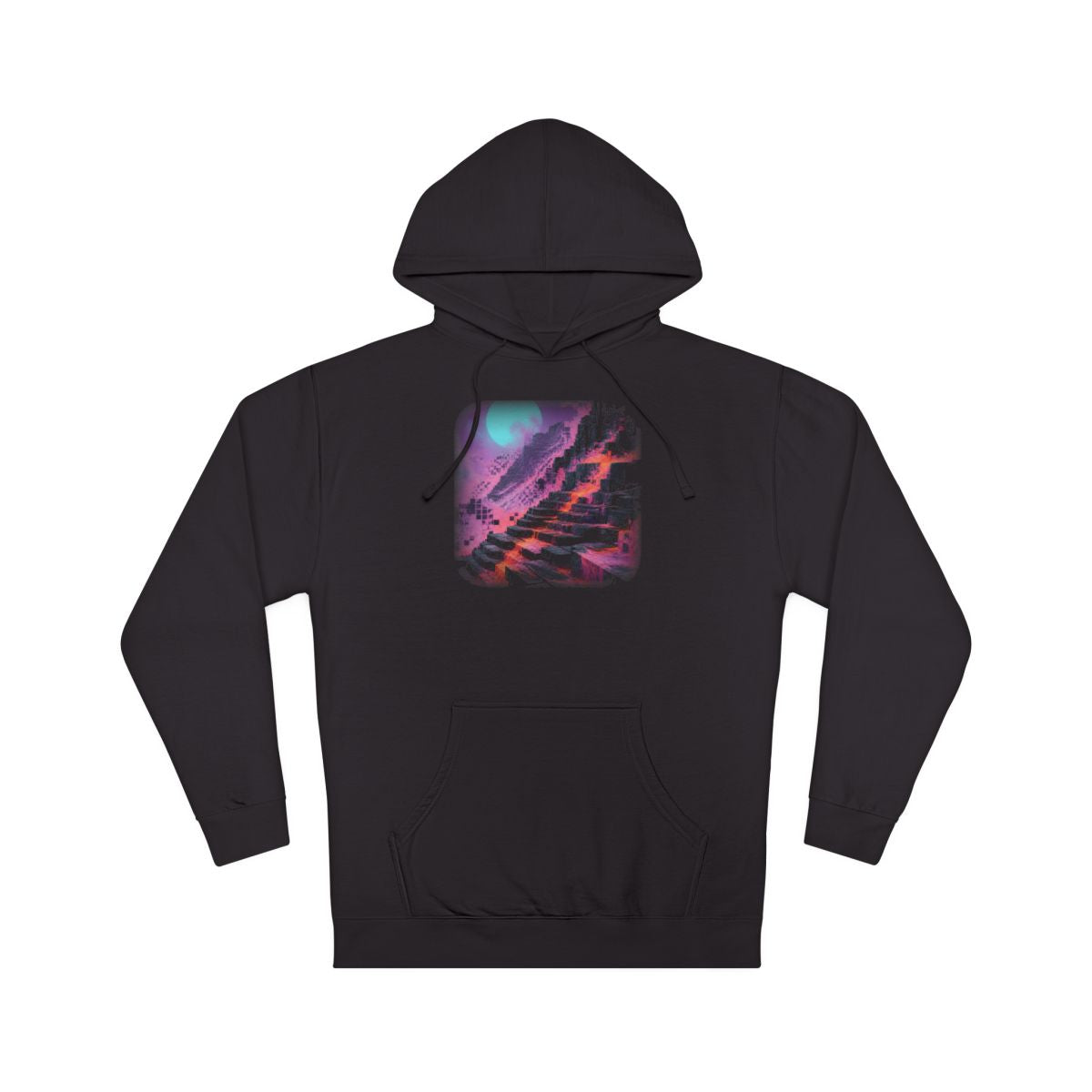 Raster Moon Quarry KOSVYRE hoodie product mockup, front view