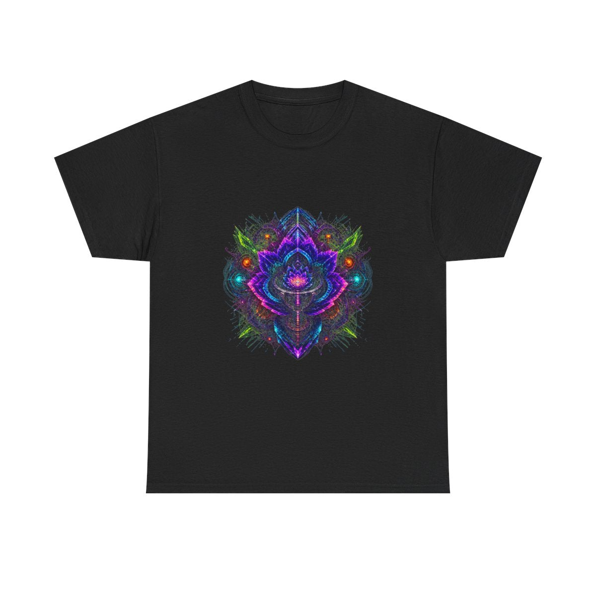 Recursion Engine Bloom KOSVYRE graphic tee product mockup, front view