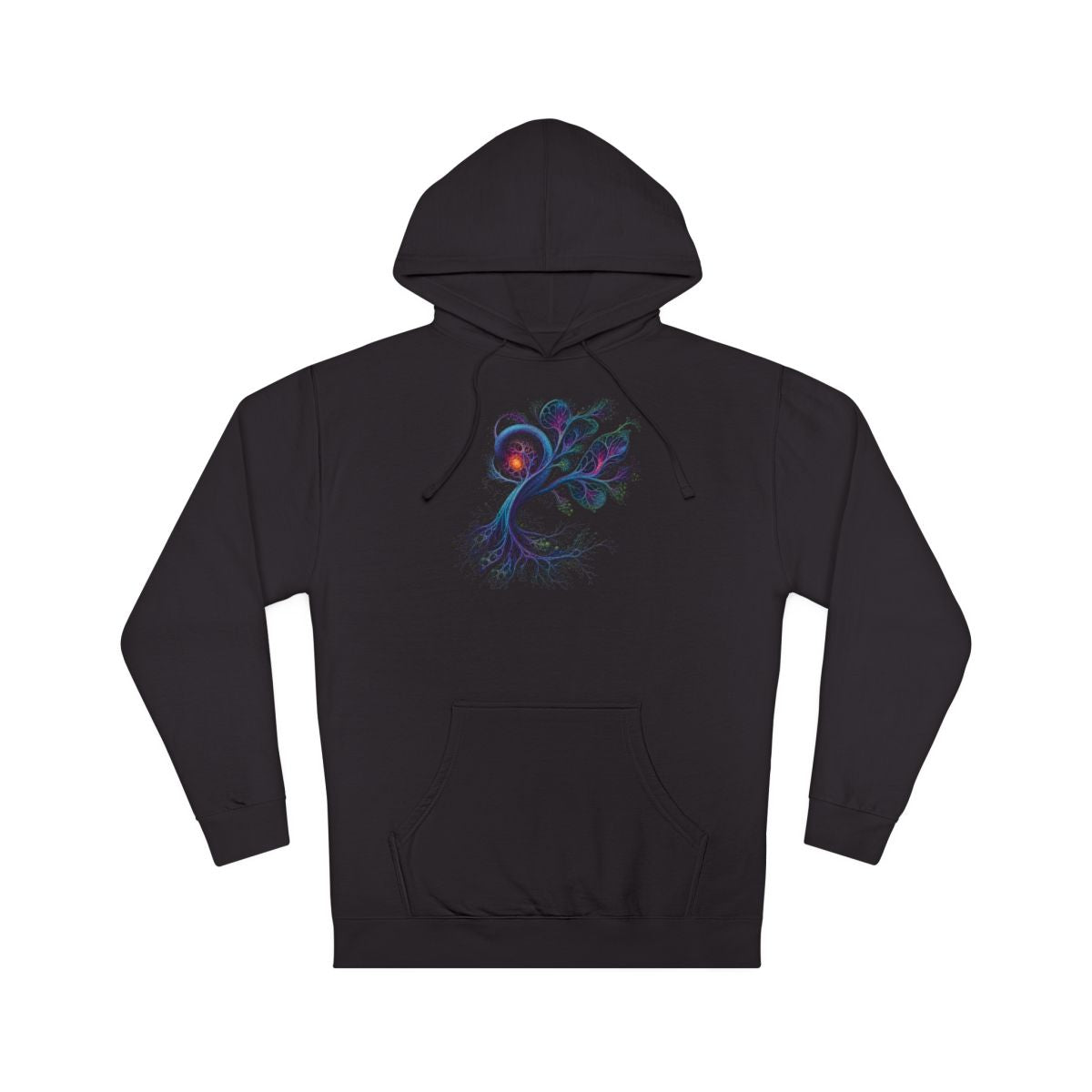 Recursive Botany KOSVYRE hoodie product mockup, front view