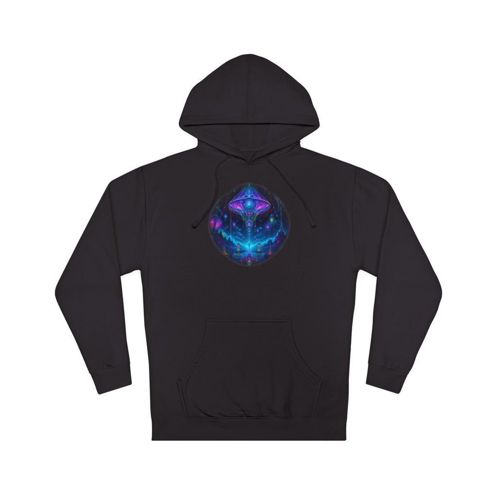 Recursive Lantern Field KOSVYRE hoodie product mockup, front view