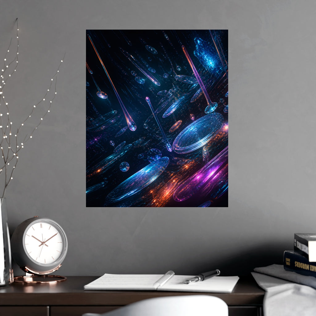 Sea of Glass Instruments KOSVYRE poster product mockup, alternate view