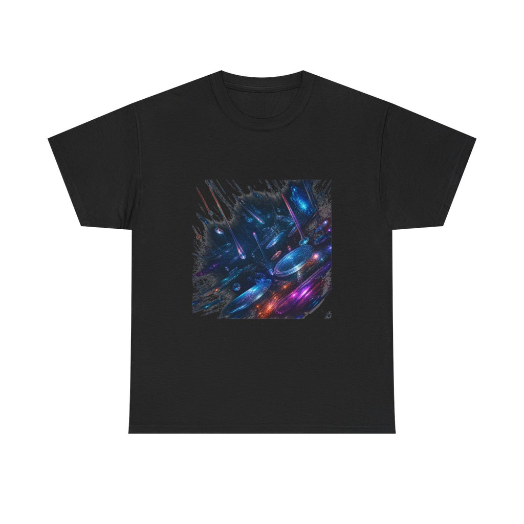 Sea of Glass Instruments KOSVYRE graphic tee product mockup, front view