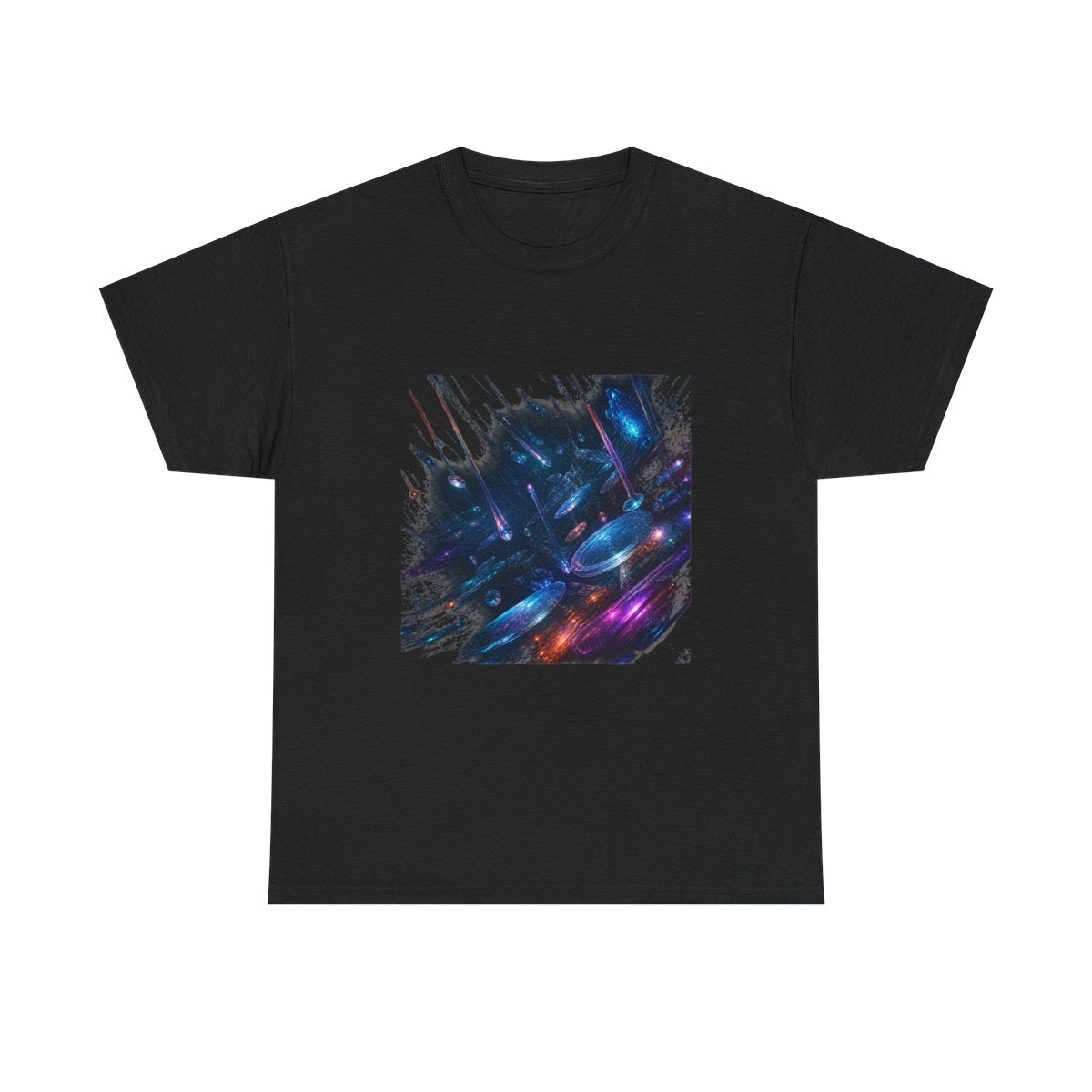 Sea of Glass Instruments KOSVYRE graphic tee product mockup, front view