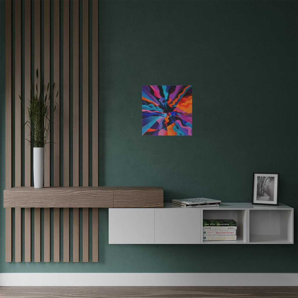 Shatterwave Aperture KOSVYRE art print product mockup, alternate view