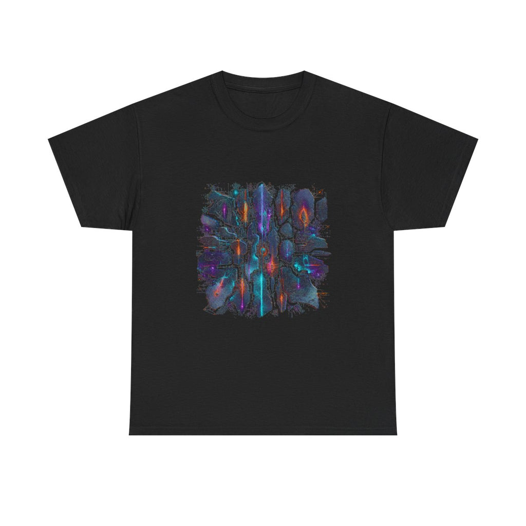 Signal Fossil Array KOSVYRE graphic tee product mockup, front view