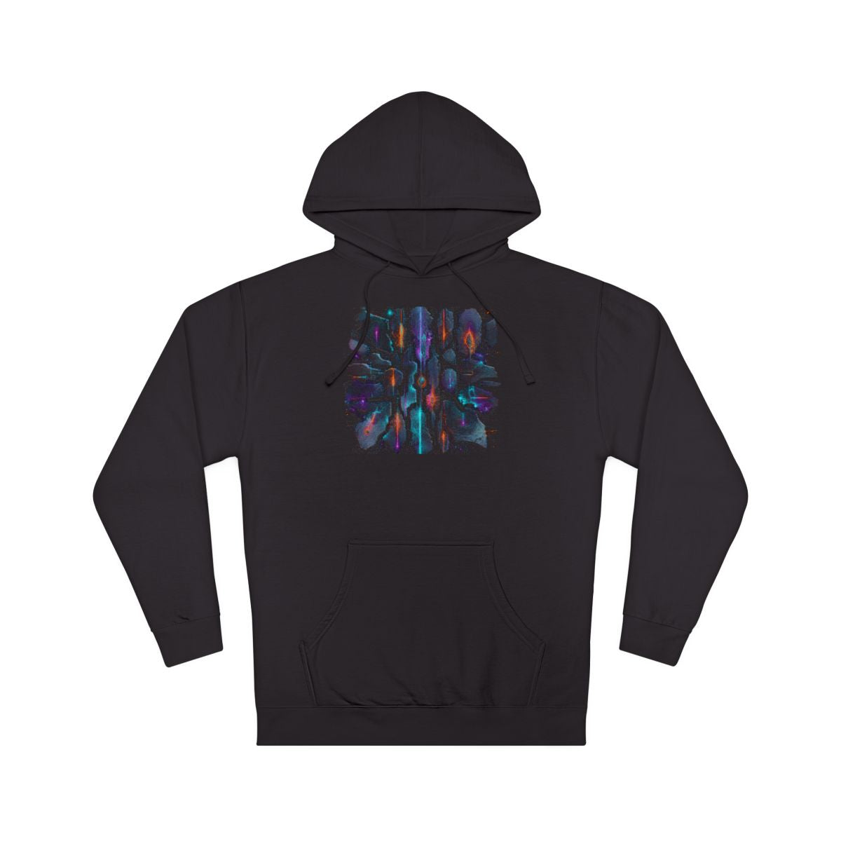 Signal Fossil Array KOSVYRE hoodie product mockup, front view