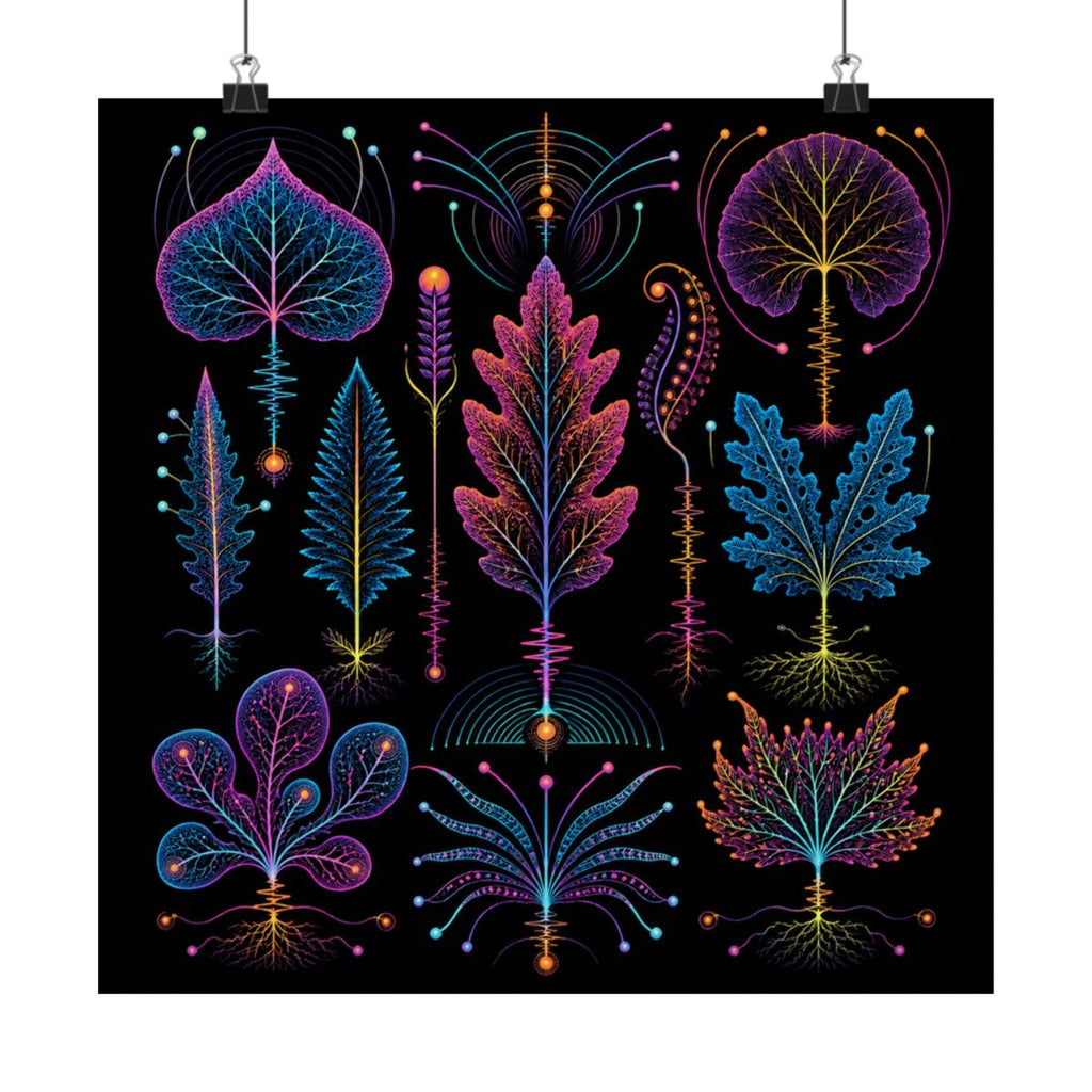 Signal Herbarium KOSVYRE art print product mockup, alternate front view