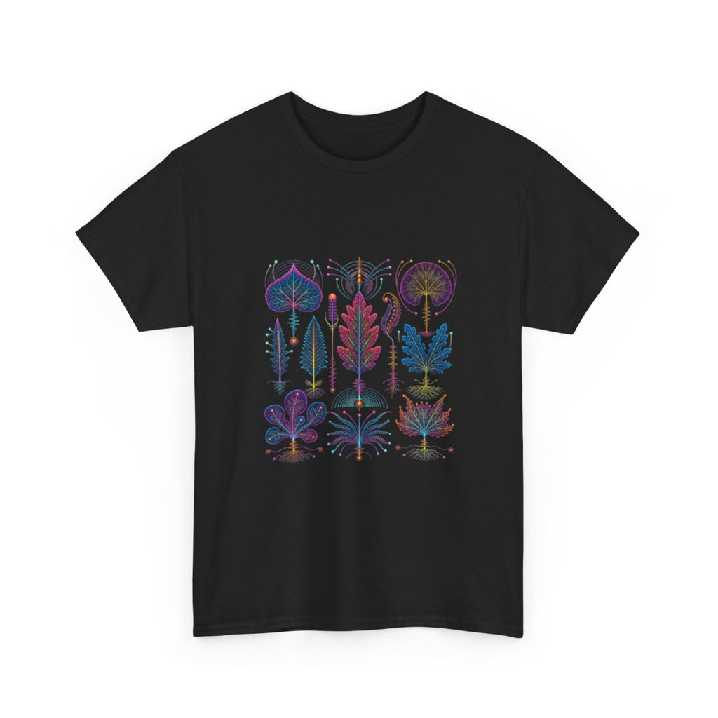 Signal Herbarium KOSVYRE graphic tee product mockup, alternate front view