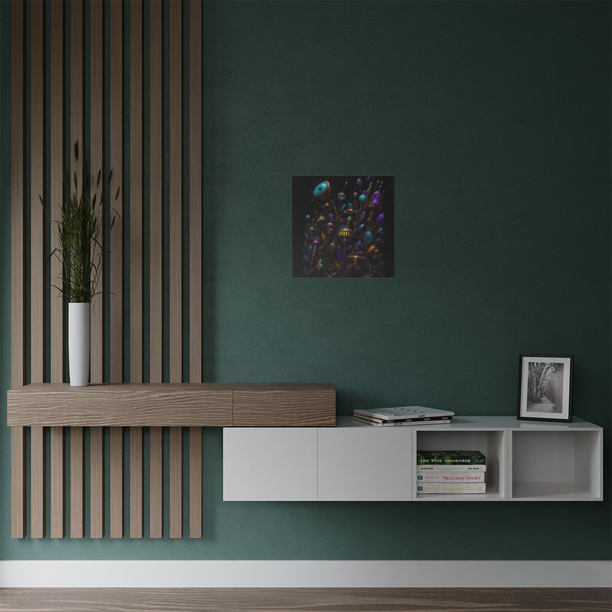 Signal Machine Orchard KOSVYRE art print product mockup, alternate view