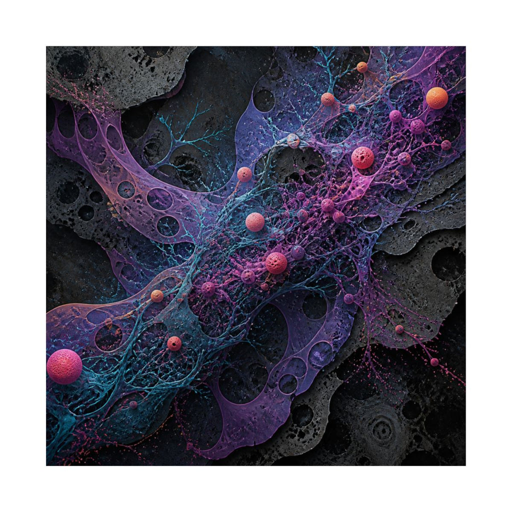 Signal Moss Protocol KOSVYRE art print product mockup, front view
