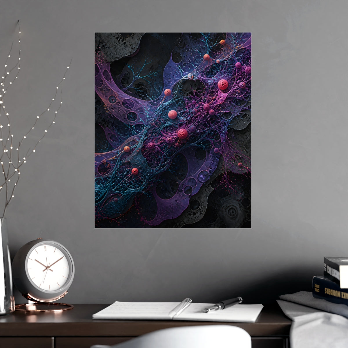Signal Moss Protocol KOSVYRE poster product mockup, alternate view